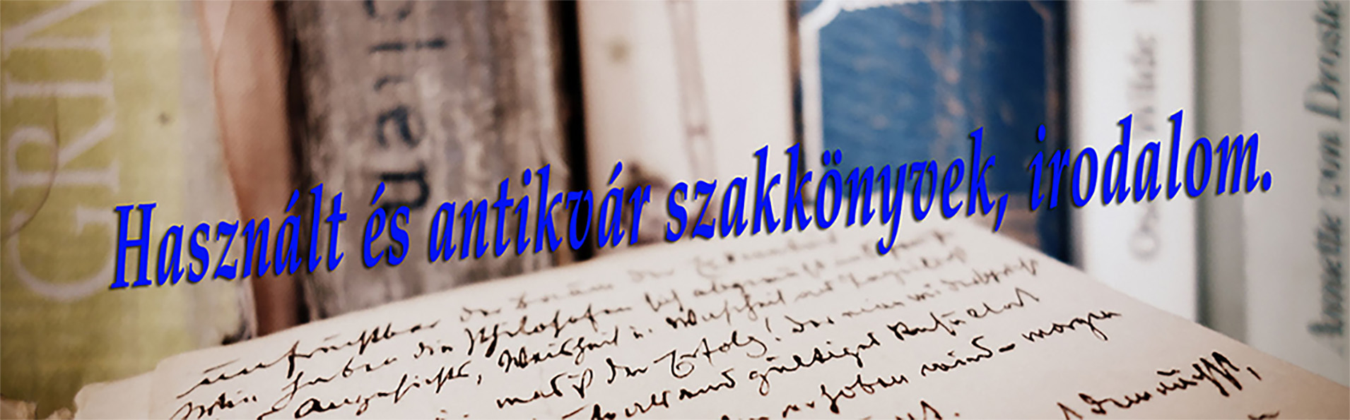 Antikvár és használt, régi könyvek.