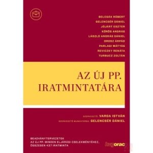 Az Új Pp. iratmintatára.