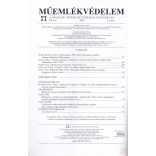 MŰEMLÉKVÉDELEM - LII. évf., 2008/5.