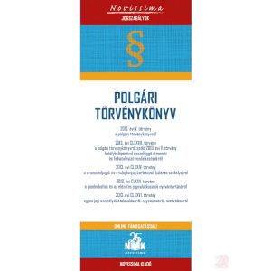 POLGÁRI TÖRVÉNYKÖNYV - 2025. szeptember 26.