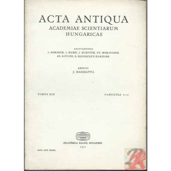 ACTA ANTIQUA 1971