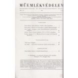 MŰEMLÉKVÉDELEM - XIV. évf., 1970/1.