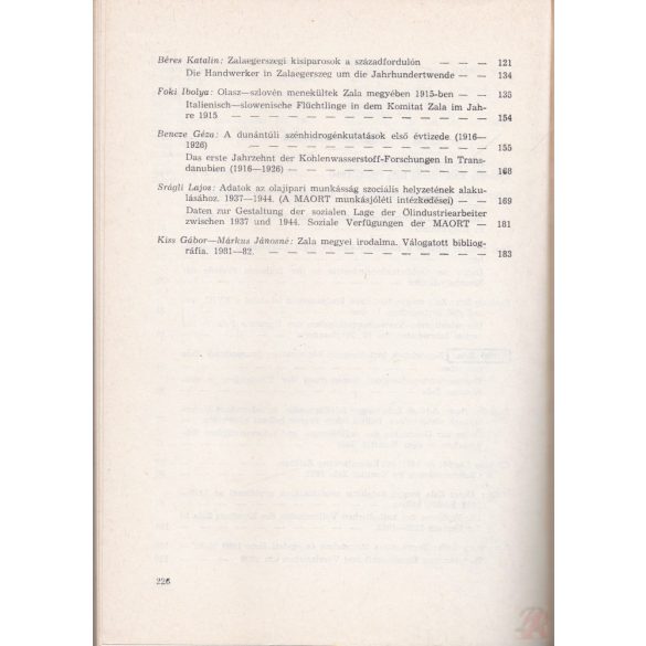 KÖZLEMÉNYEK ZALA MEGYE KÖZGYŰJTEMÉNYEINEK KUTATÁSAIBÓL 1984-1985