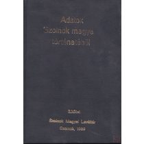 ADATOK SZOLNOK MEGYE TÖRTÉNETÉBŐL II.
