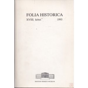 FOLIA HISTORICA XVIII. (1993)