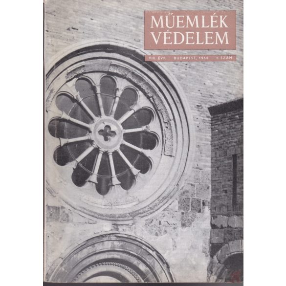 MŰEMLÉKVÉDELEM - VIII. évf., 1964/1.