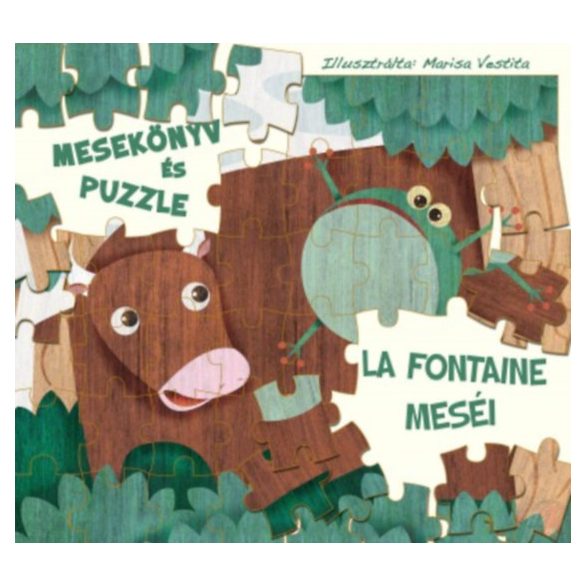 LA FONTAINE MESÉI - MESEKÖNYV ÉS PUZZLE