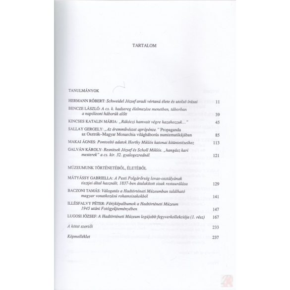 A HADTÖRTÉNETI MÚZEUM ÉRTESÍTŐJE 5.