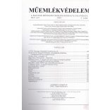 MŰEMLÉKVÉDELEM - XLV. évf., 2001/5.