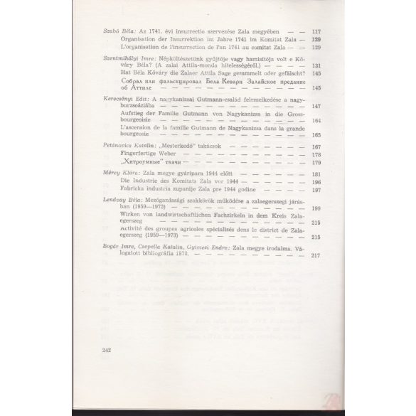 KÖZLEMÉNYEK ZALA MEGYE KÖZGYŰJTEMÉNYEINEK KUTATÁSAIBÓL 1979