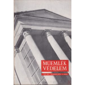 MŰEMLÉKVÉDELEM - XVII. évf., 1973/1.