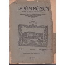 ERDÉLYI MÚZEUM 1909. XXVI. kötet, 2. füzet