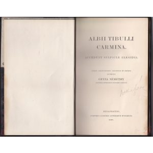 ALBII TIBULLI CARMINA