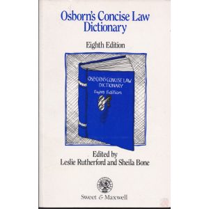 OSBORN'S CONCISE LAW DICTIONARY