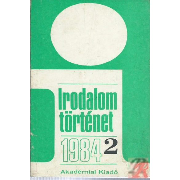 IRODALOMTÖRTÉNET 1984/2