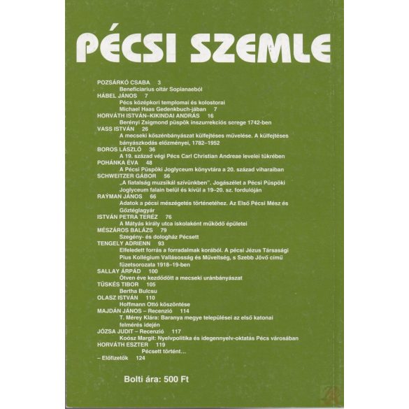 PÉCSI SZEMLE 2005. tél