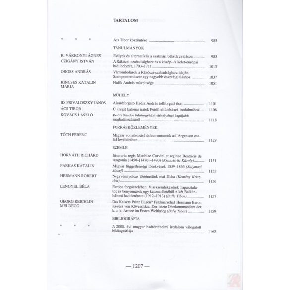 HADTÖRTÉNELMI KÖZLEMÉNYEK 2011/4