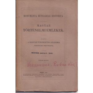 VERANCSICS ANTAL ÖSSZES MUNKÁI 4. kötet