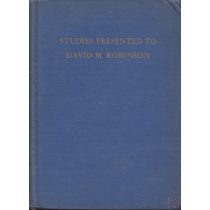 STUDIES PRESENTED TO DAVID MOORE ROBINSON Vol. I