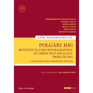 POLGÁRI JOG I/VI. - Bevezető és záró rendelkezések, Az ember mint jogalany, Öröklési jog (2024) [Előrendelhető]