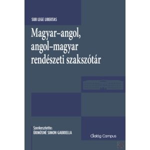 MAGYAR-ANGOL, ANGOL-MAGYAR RENDÉSZETI SZAKSZÓTÁR