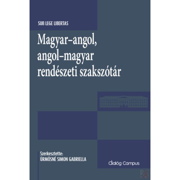 MAGYAR-ANGOL, ANGOL-MAGYAR RENDÉSZETI SZAKSZÓTÁR