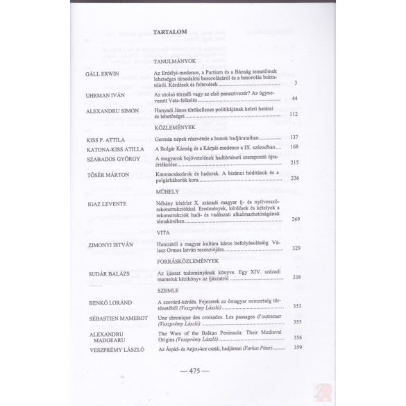 HADTÖRTÉNELMI KÖZLEMÉNYEK 2010/1-2