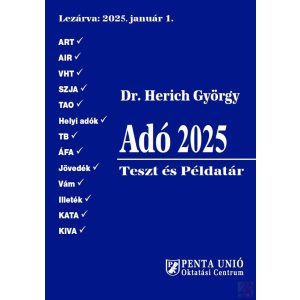 ADÓ 2025 TESZT ÉS PÉLDATÁR