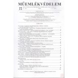 MŰEMLÉKVÉDELEM - L. évf., 2006/1-2.