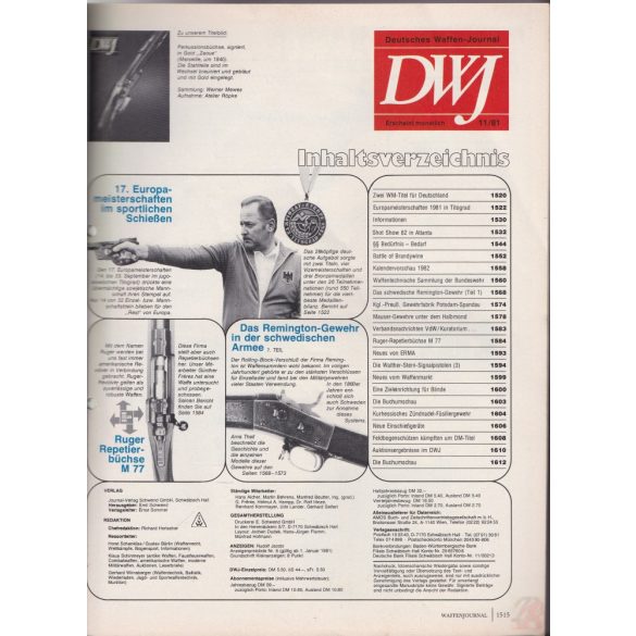 DEUTSCHES WAFFEN-JOURNAL 1981/11