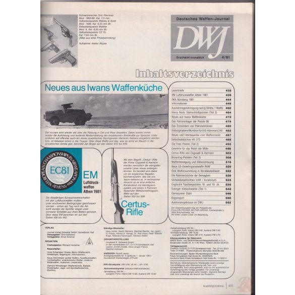 DEUTSCHES WAFFEN-JOURNAL 1981/4