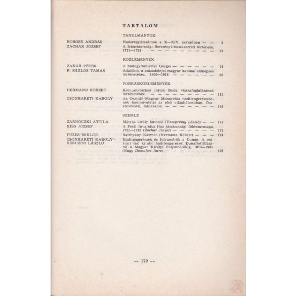 HADTÖRTÉNELMI KÖZLEMÉNYEK 1992/4