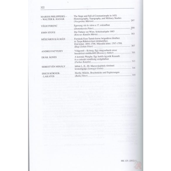 HADTÖRTÉNELMI KÖZLEMÉNYEK 2012/1
