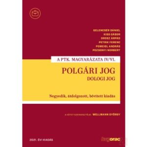 POLGÁRI JOG IV/VI. - Dologi jog (2021) - elfogyott