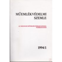 MŰEMLÉKVÉDELMI SZEMLE 1994/1