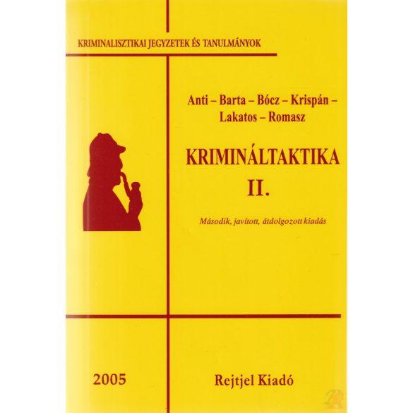 KRIMINÁLTAKTIKA II. kötet - Elfogyott