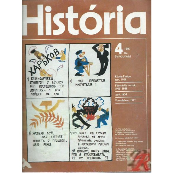 HISTÓRIA IX. évf. 1987. 4. sz.