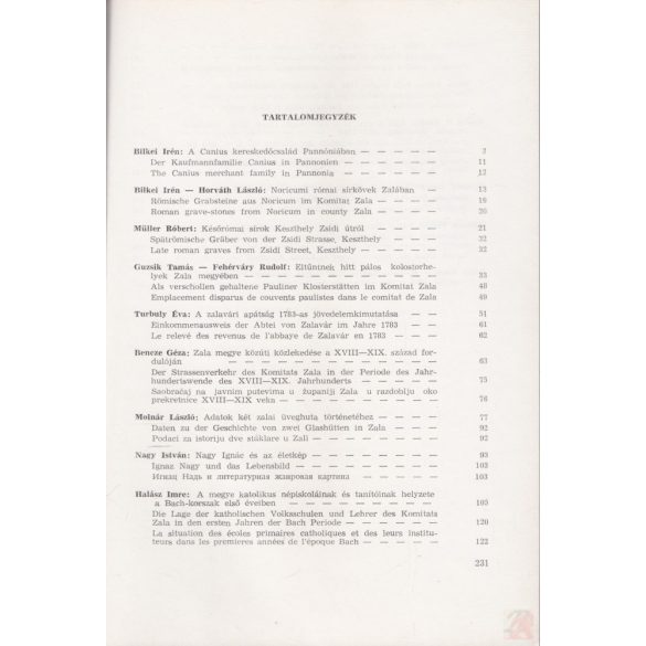 KÖZLEMÉNYEK ZALA MEGYE KÖZGYŰJTEMÉNYEINEK KUTATÁSAIBÓL 1980-1981