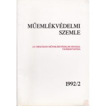 MŰEMLÉKVÉDELMI SZEMLE 1992/2