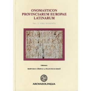 ONOMASTICON PROVINCIARUM EUROPAE LATINARUM