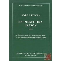 HERMENEUTIKAI ÍRÁSOK II.