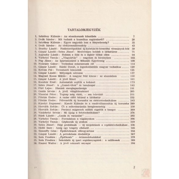 TECHNIKÁRÓL MINDENKINEK 1957