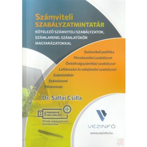 SZÁMVITELI SZABÁLYZATMINTATÁR 2022