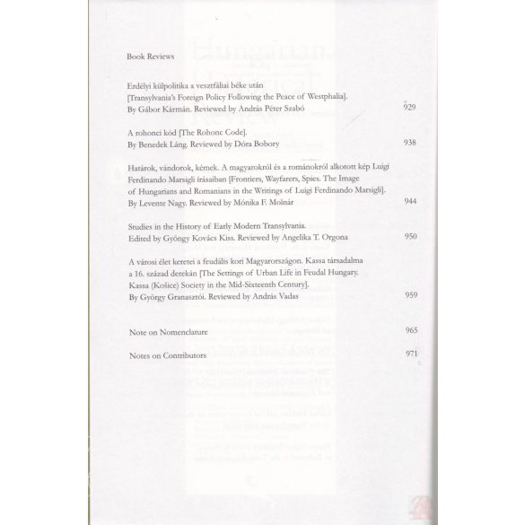 HUNGARIAN HISTORICAL REVIEW 2013/2/4