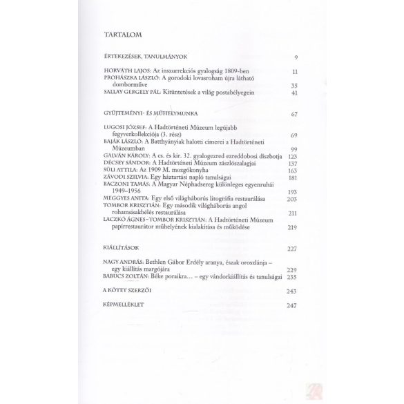 A HADTÖRTÉNETI MÚZEUM ÉRTESÍTŐJE 7.