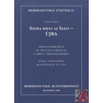 SZÓRA BÍRNI AZ ÍRÁST - ÚJRA