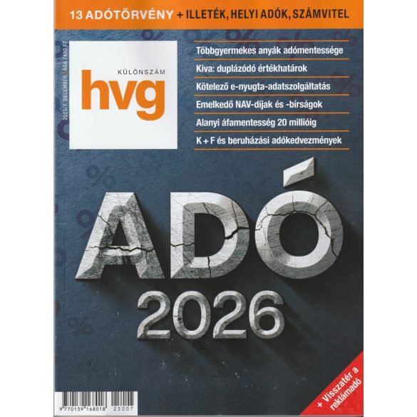 HVG ADÓ KÜLÖNSZÁM 2026