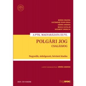 POLGÁRI JOG III/VI. - Családjog (2021) - Elfogyott