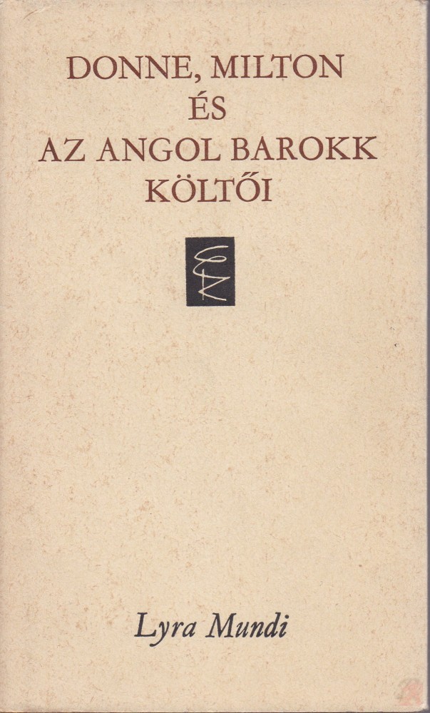 Image of DONNE, MILTON ÉS AZ ANGOL BAROKK KÖLTŐI